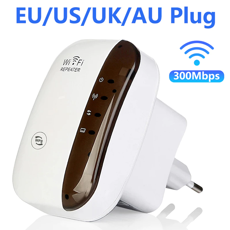 Ampliador - Repetidor de WiFi 300Mbps Wireless 802.11N/B/G