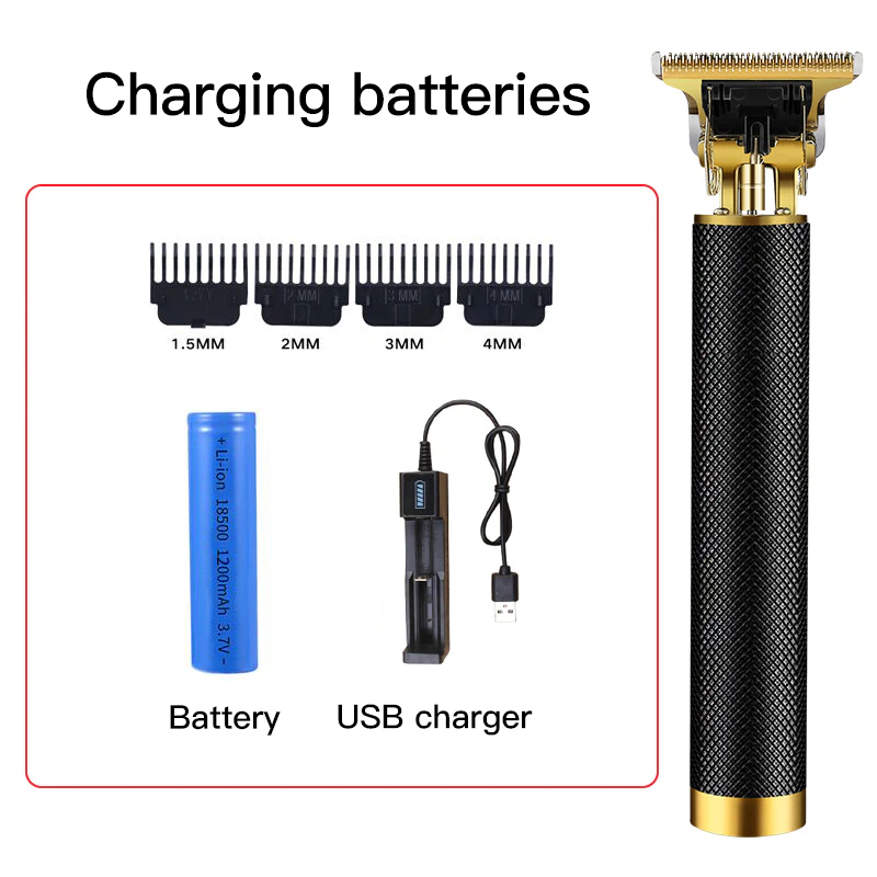 Miniatura: Máquina de cortar cabelo T9 Power USB máquina de cortar cabelo elétrica homem |