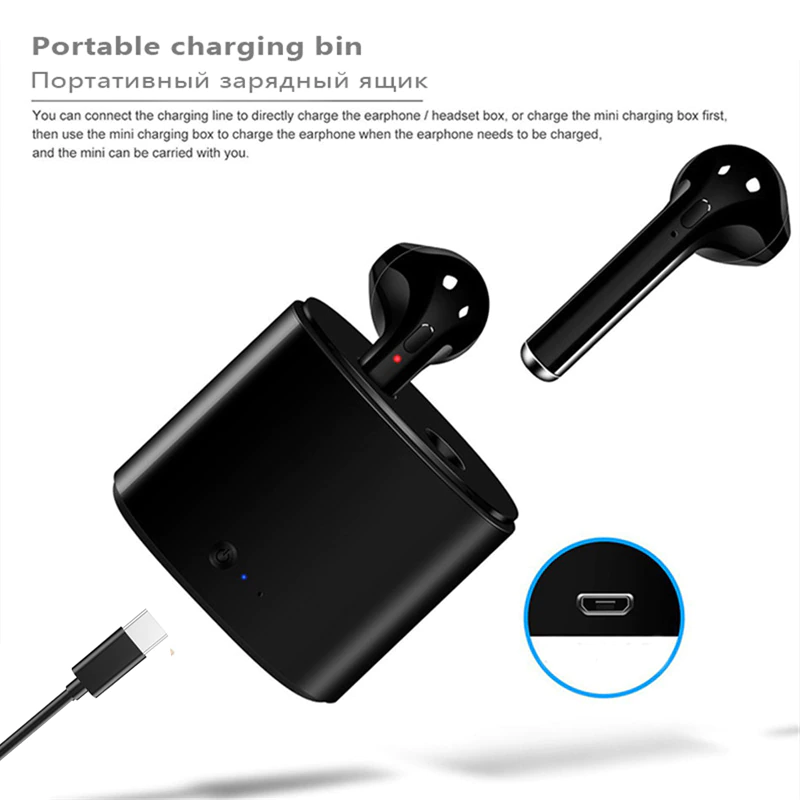 Miniatura: I7s TWS Wireless Bluetooth Earphone Stereo Earbud  Auriculare In-ear Headsets 
