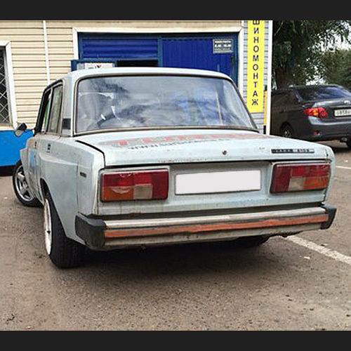 Fiberglass +70mm Rear Wings Fenders Body Set Vihur VFTS LADA 2105 2107 ...