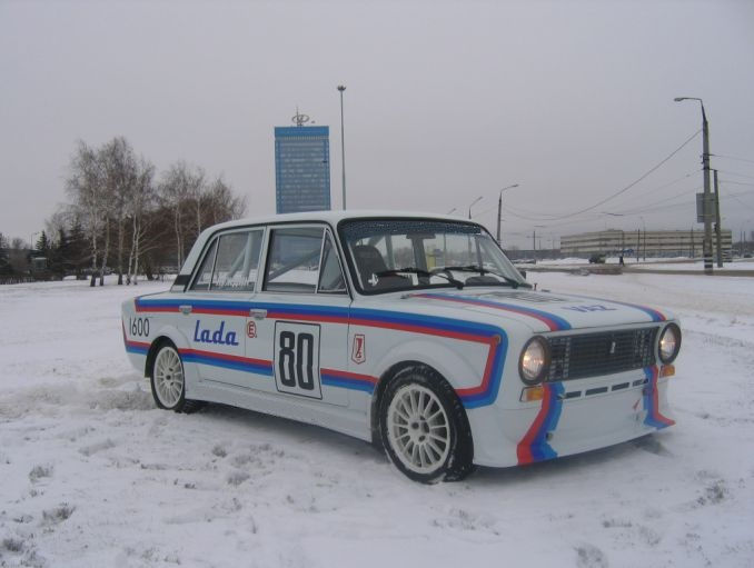 Fiberglass Aerodynamic Body Kit Spoiler Fender VFTS Vihur LADA 2101