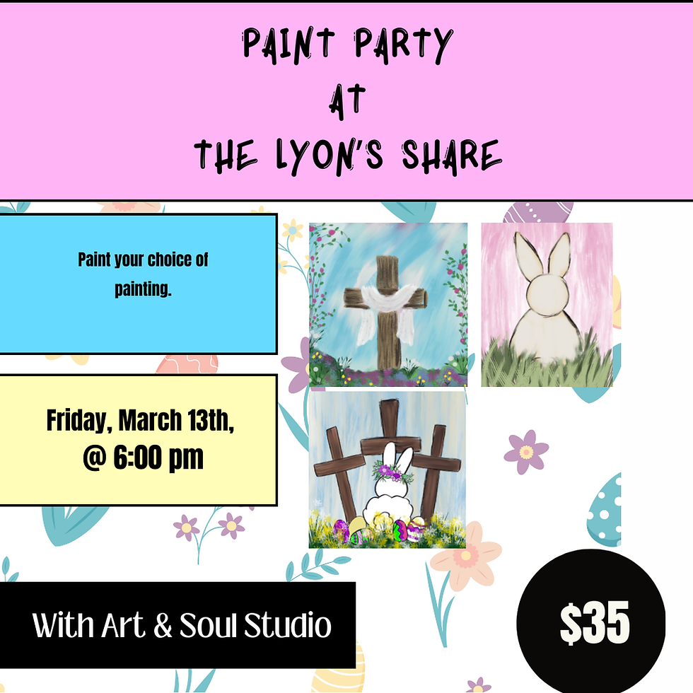 Paint Night at the Lyon's Share