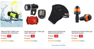 Cycling accesories and parts also on sale, up to 75% OFF!!!