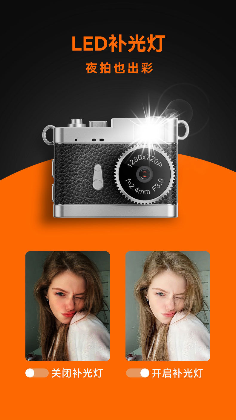 Thumbnail: S 142 Mini Camera with Neck Chain