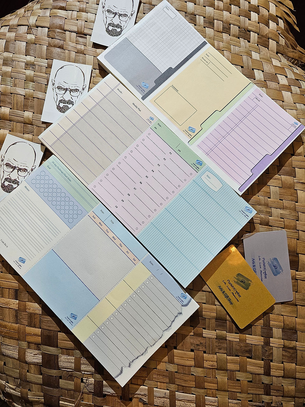 Thumbnail: Creative Fragments Three Sections Tearable Memo Pad