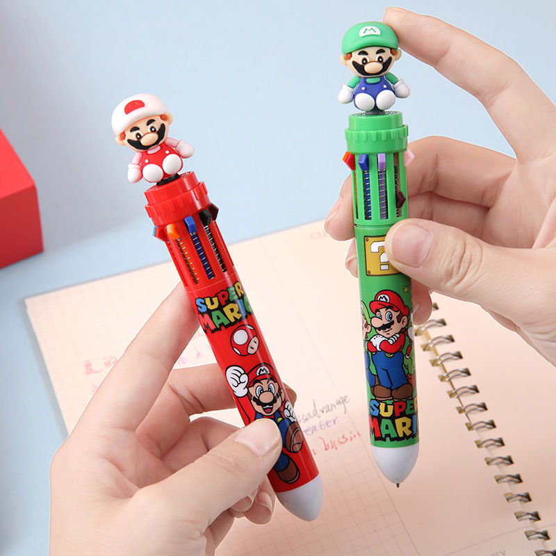 Thumbnail: Mario Shape 10 Color Ballpoint Pen
