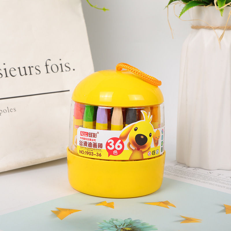 Thumbnail: Barreled Oil Pastel Crayon Children's Colour Set