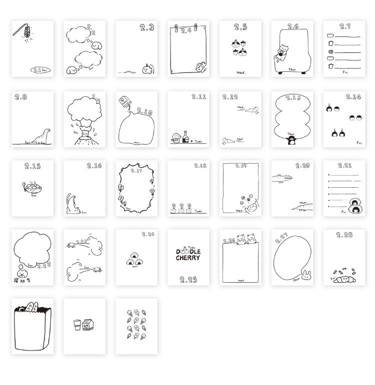 Thumbnail: JoJo's Daily Life 2025 Calender Everyday Mini Diary