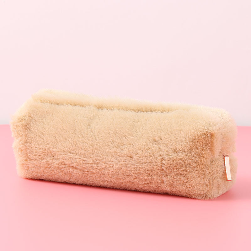 Thumbnail: Small Cute and Creative Girl Plush Octagonal Pencil bag
