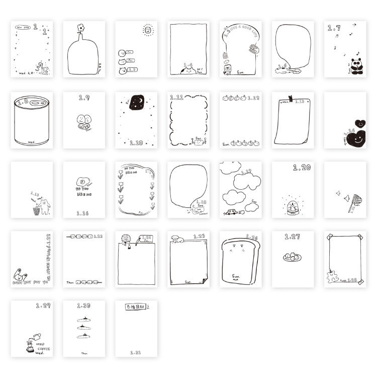 Thumbnail: JoJo's Daily Life 2025 Calender Everyday Mini Diary