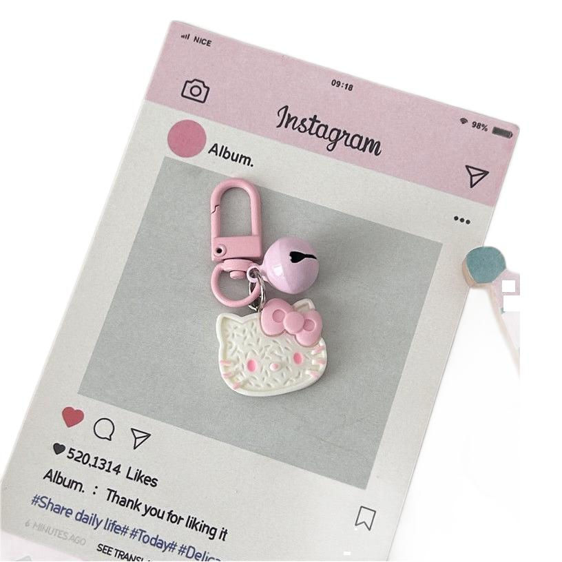 Thumbnail: Hello Kitty With Bell Key Ring