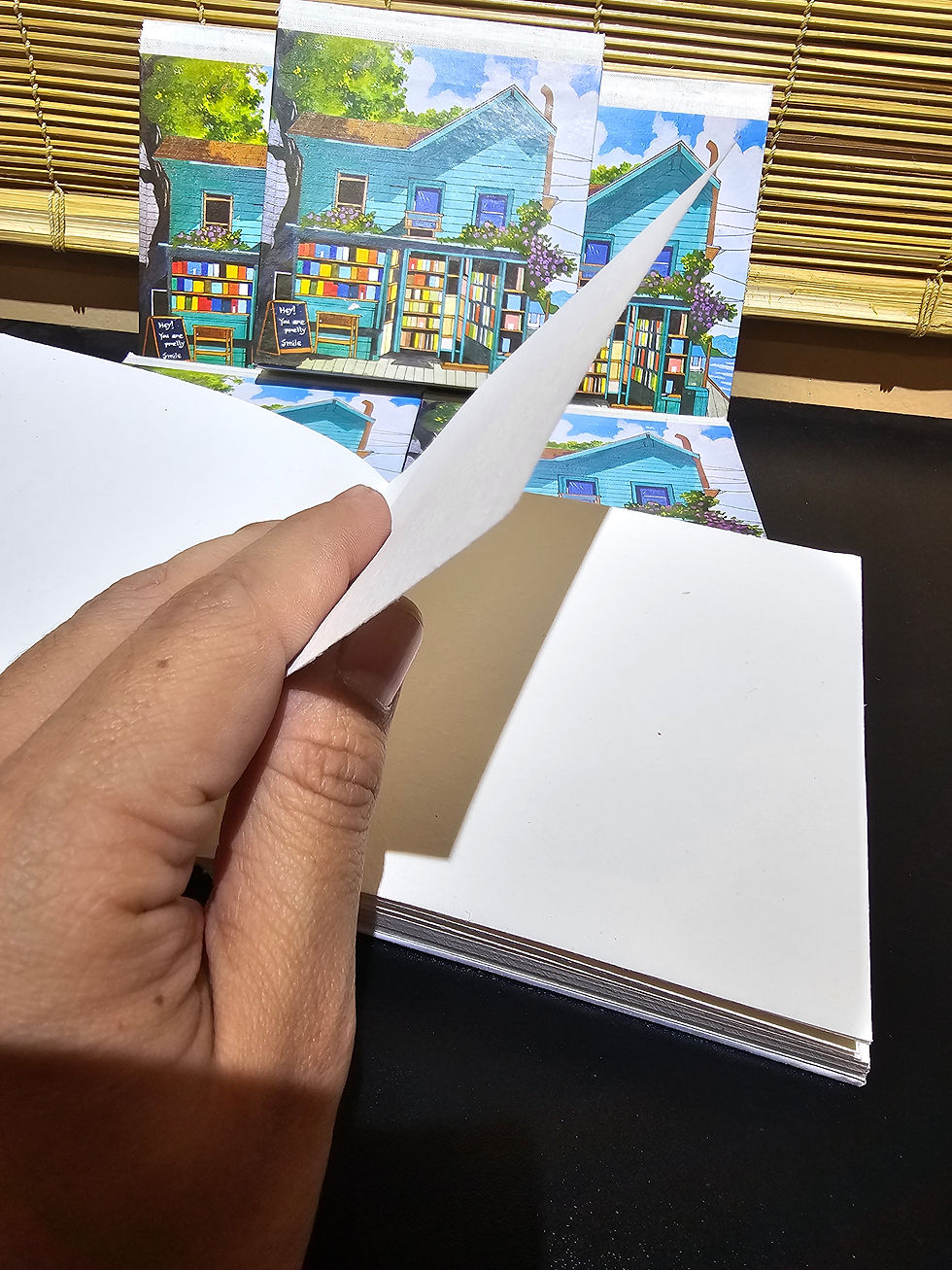 Thumbnail: Anime Painting House Hard Cover Water Color Book