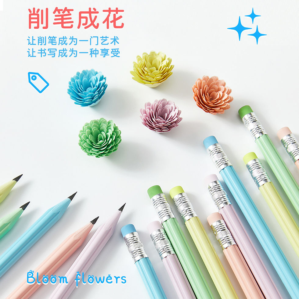 Thumbnail: Flower Shape Resin HB Petal Pencil