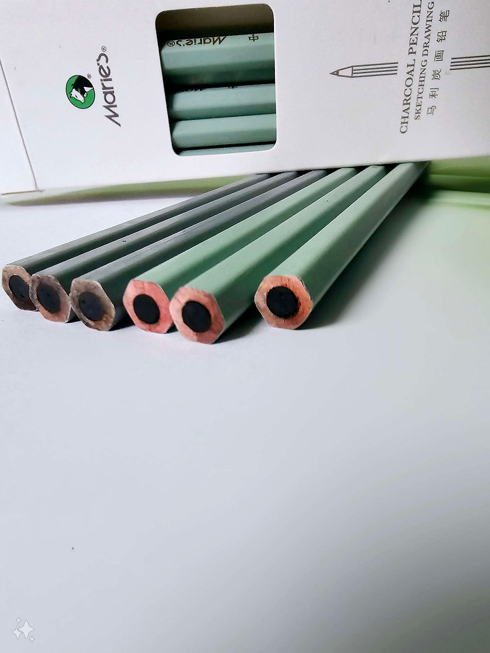 Thumbnail: Marie's Artist Charcoal Pencil 2pcs Set C7360 Series