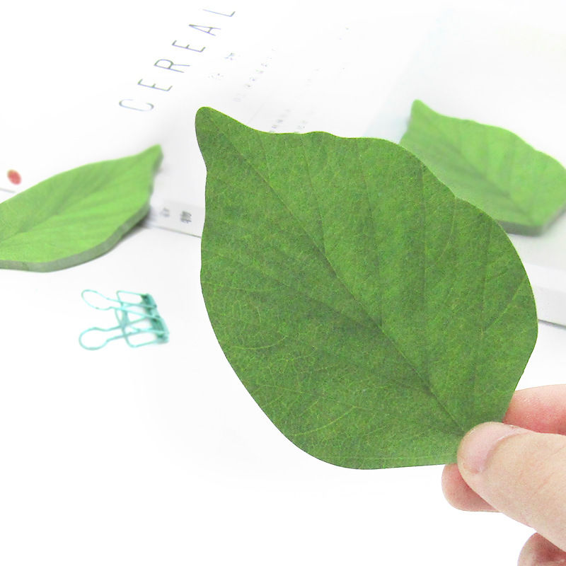Thumbnail: Leaf Shape Post it Sticky Note
