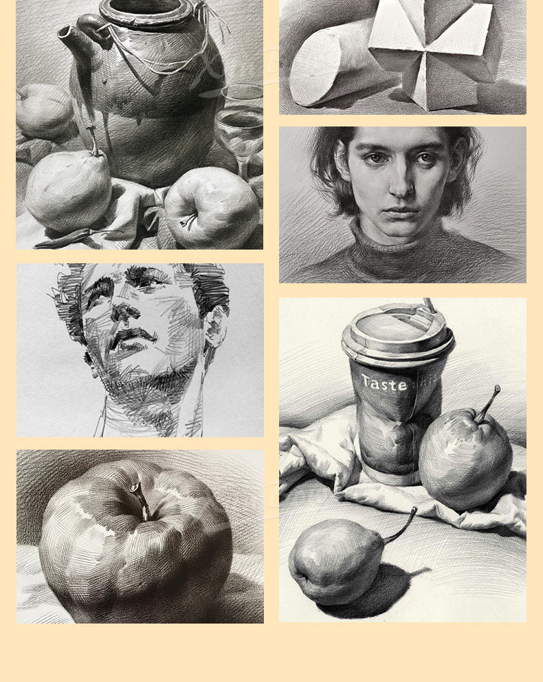 Thumbnail: Art Scratching 12 Sizes Graphite Pencil