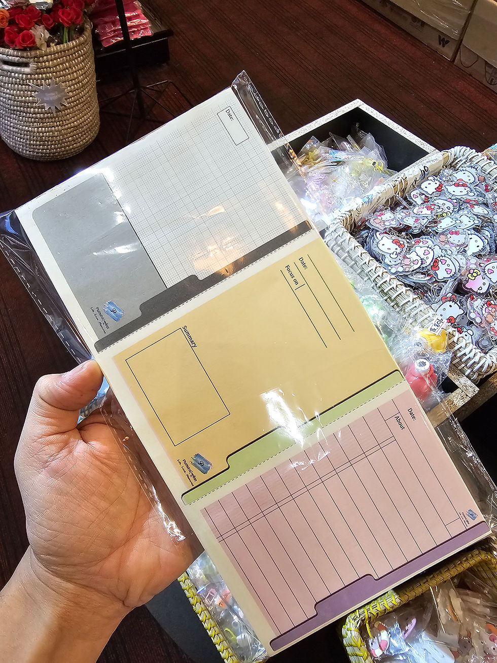 Thumbnail: Creative Fragments Three Sections Tearable Memo Pad
