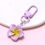 Thumbnail: Small Fresh Cherry Blossom Flower Shape KeyChain