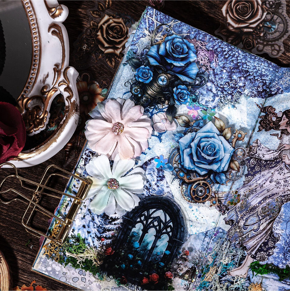 Thumbnail: Nightmare Flower Series Decorative Transparent pet Sticker