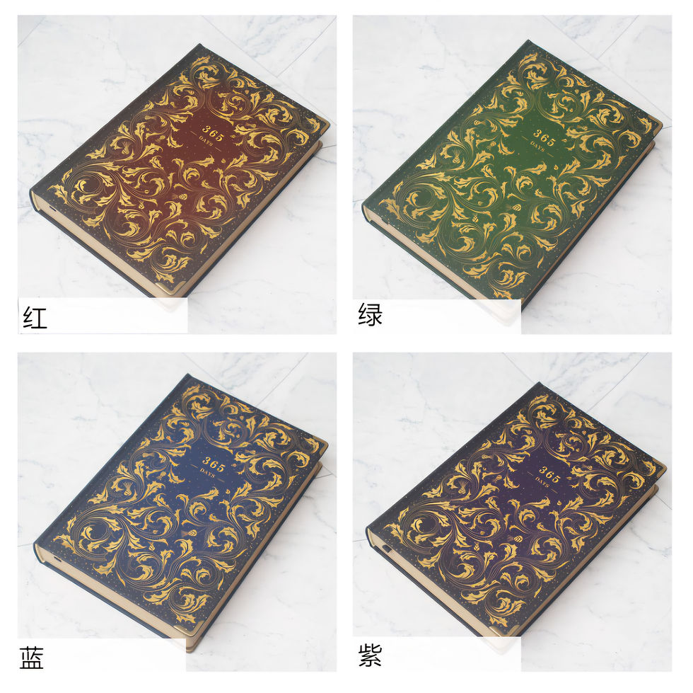 Thumbnail: 365 Days Simple Retro Craft Paper Notebook Diary