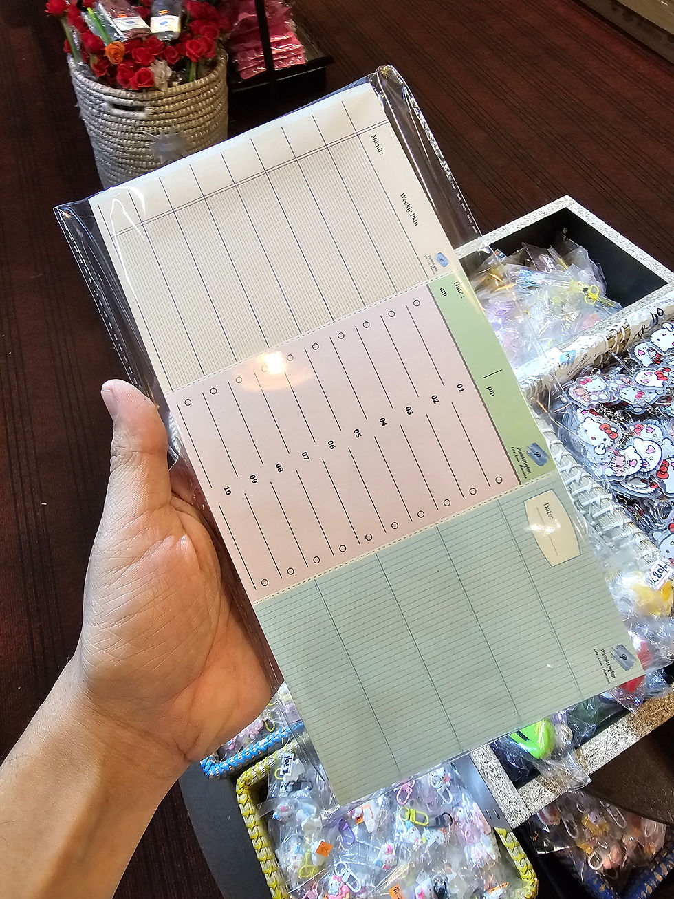 Thumbnail: Creative Fragments Three Sections Tearable Memo Pad