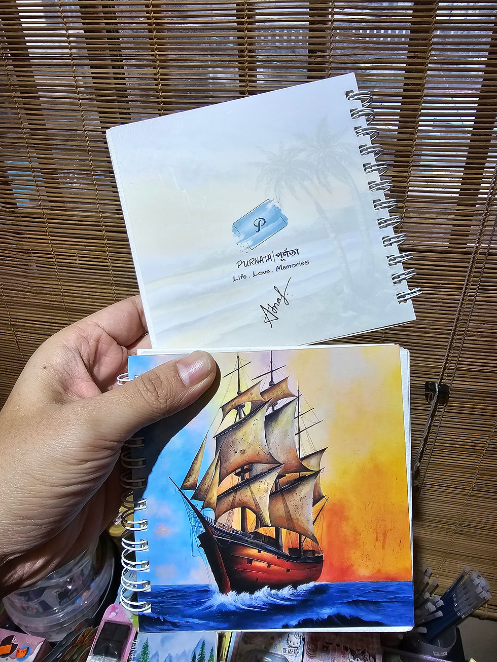 Thumbnail: Lively Painting Canvas Paper Drawing Book