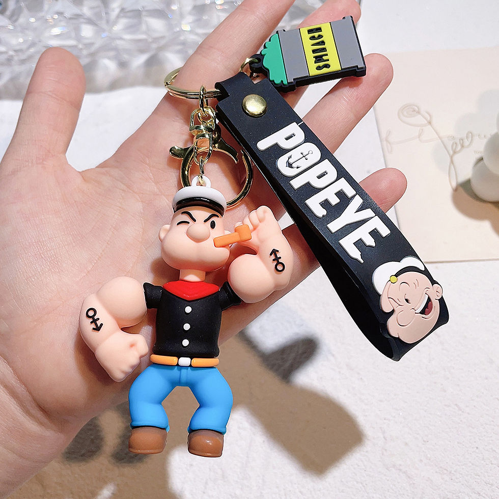 Thumbnail: Popeye The Sailor Man Keychain Pendent