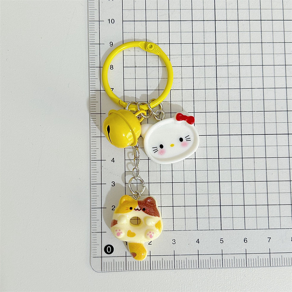 Thumbnail: Cute Cat Biscute String KeyChain