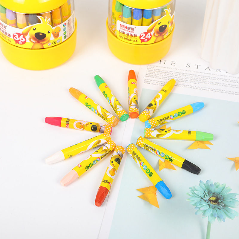 Thumbnail: Barreled Oil Pastel Crayon Children's Colour Set