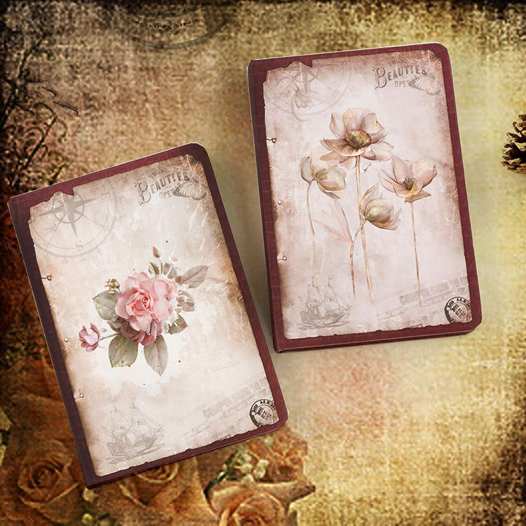 Thumbnail: Nostalgic Retro Flower Journal Note Book