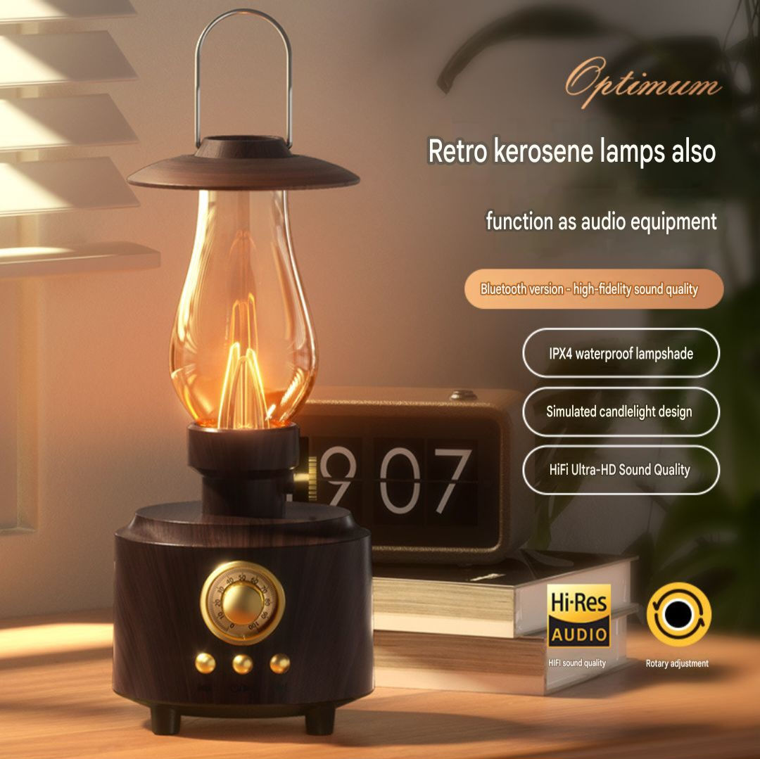 Retro Oil Lamp Bluetooth Speaker