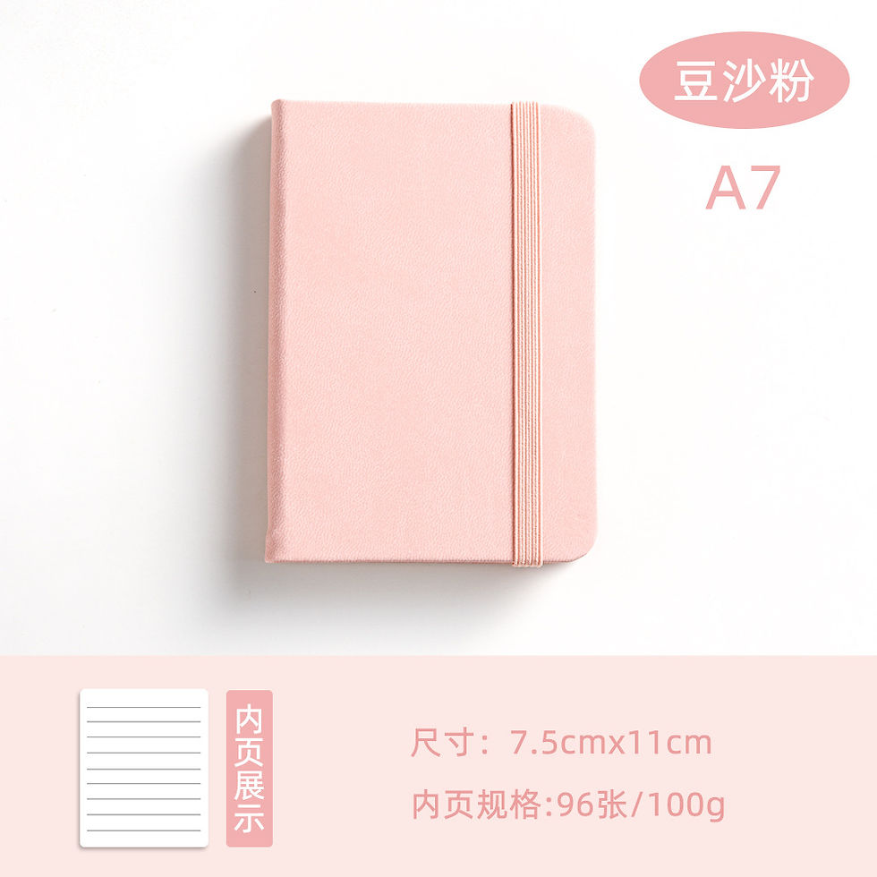 Thumbnail: A7 Leather Body Small Pocket Notebook With Penholder