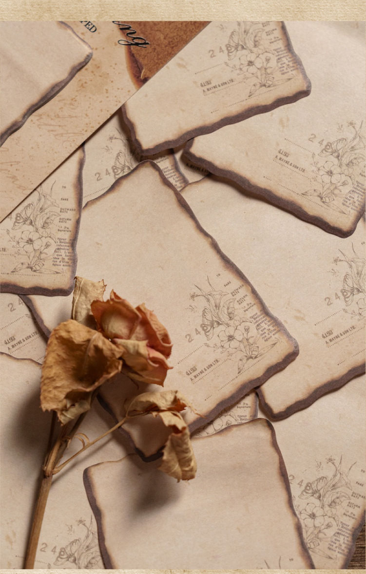 Thumbnail: Vintage Burnt Edge Old Dreams Sticky Notes