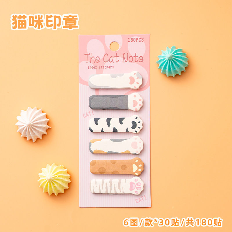 Thumbnail: Cat Paw Style Index Sticky Note