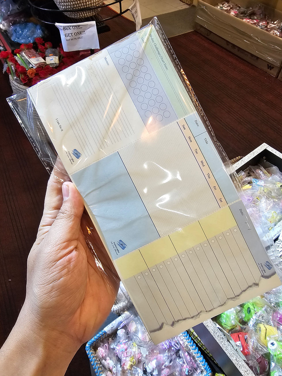 Thumbnail: Creative Fragments Three Sections Tearable Memo Pad