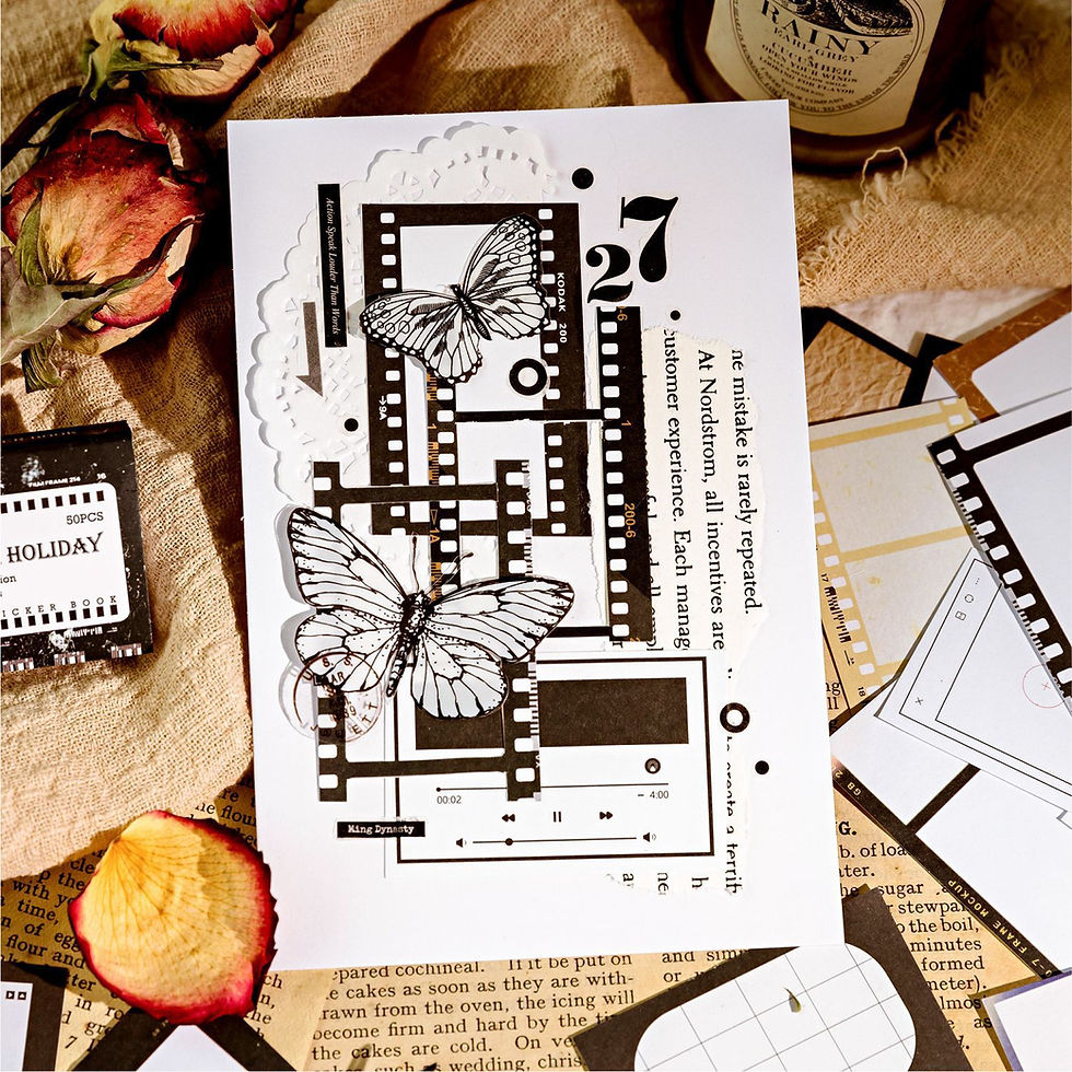 Thumbnail: Sugar Poem Gum Sticker Paper Border Collection 