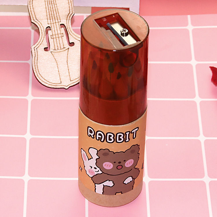 Thumbnail: 12 Color Tubed Wooden Pencil