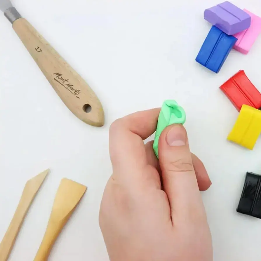 Thumbnail: Mont Marte Make and Bake 10 pcs Polymer Clay