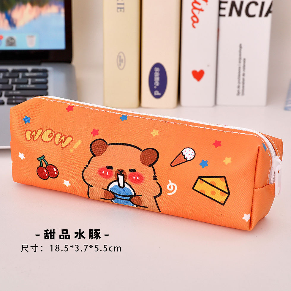 Thumbnail: Cute Capibara Student Pencil Pouch