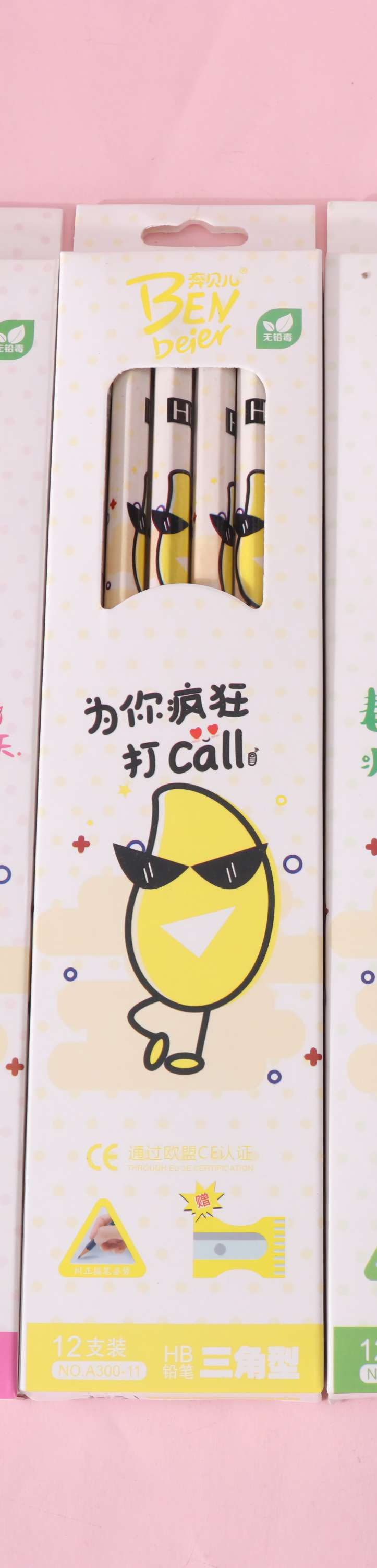 Thumbnail: Students Cute Fruits Shape HB Pencil 12 pcs Set