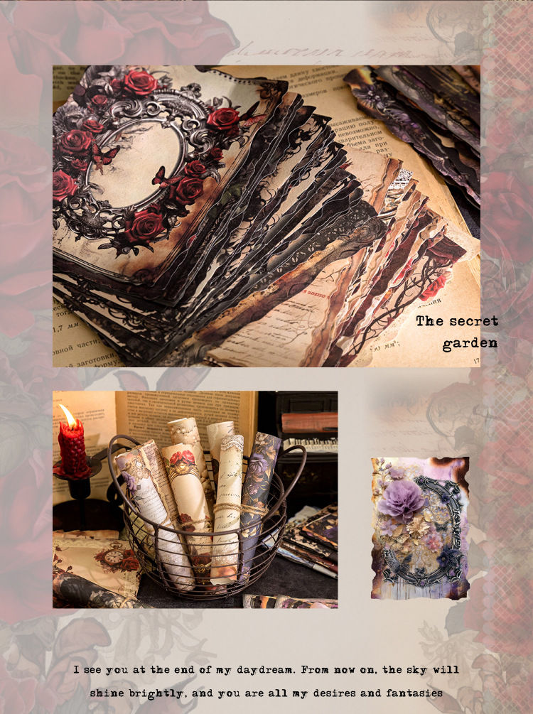 Thumbnail: Secret Garden Series Retro Flower Theme Handbook