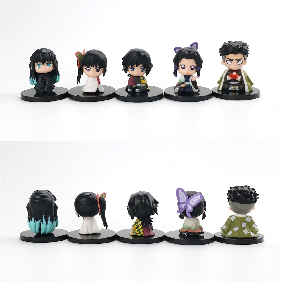 Thumbnail: Mini Demon Slayer Action Silicone  Figure