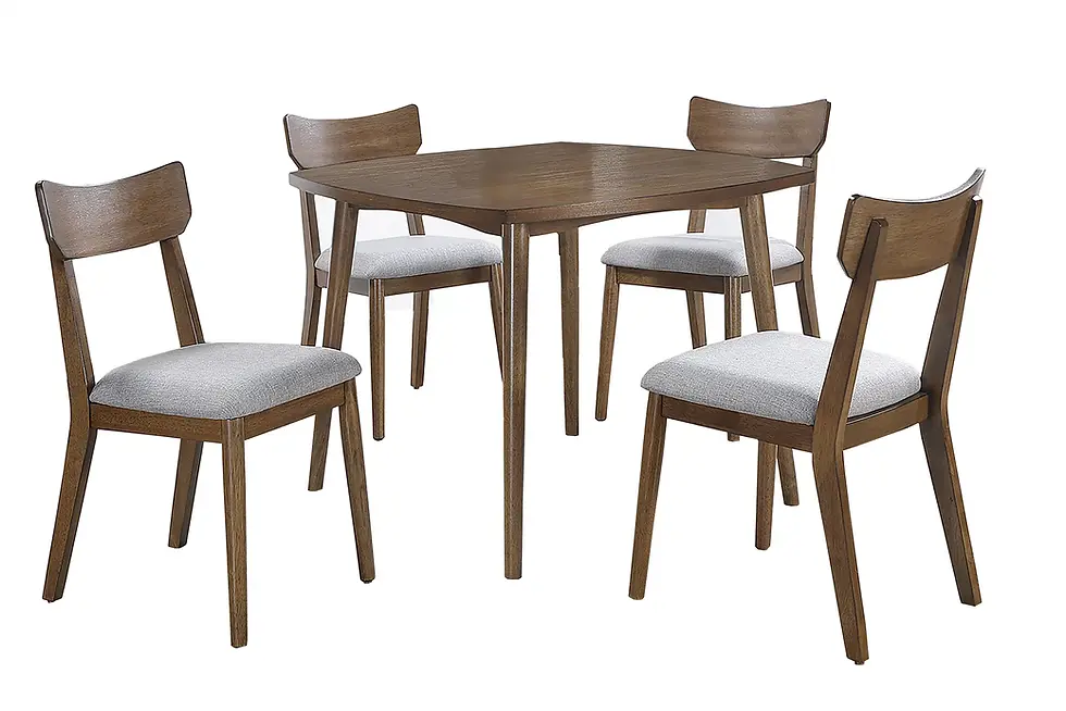 Thumbnail: Dining Table Set | 5-Piece Modern Dining Table & 4 Chairs for Dining Room