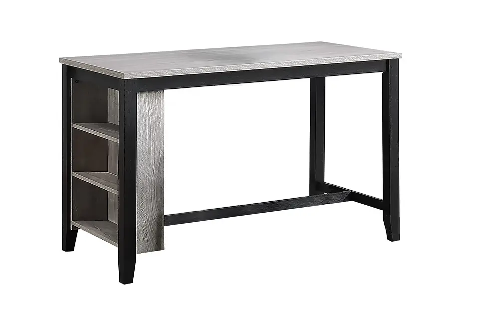 Thumbnail: 5-Piece Counter Height Dining Set | Table & 4 Upholstered Stools