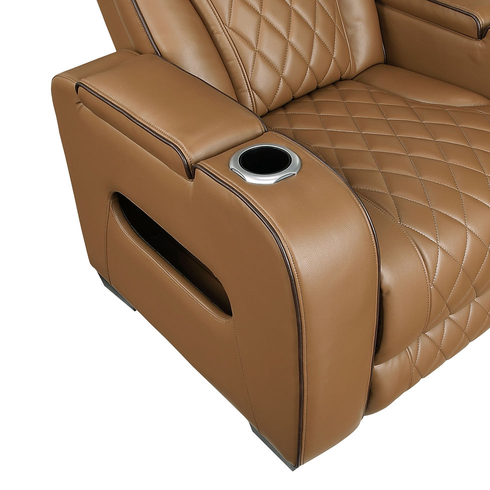 Thumbnail: 2-Piece Power Reclining Sofa & Loveseat Set with Power Headrests