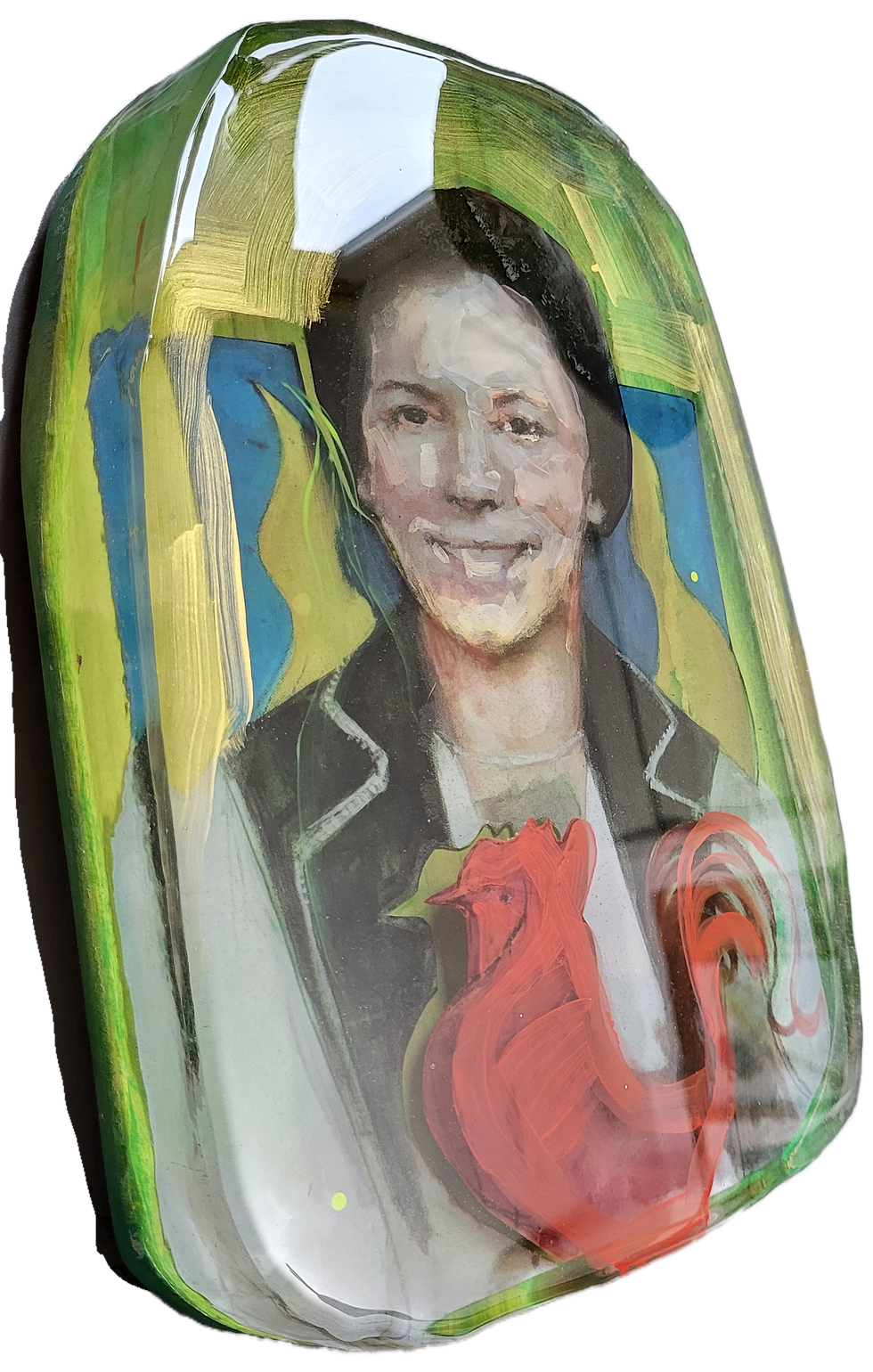 portret van jonge Elise in giethars