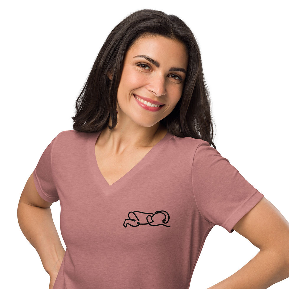 Thumbnail: Women’s relaxed v-neck t-shirt