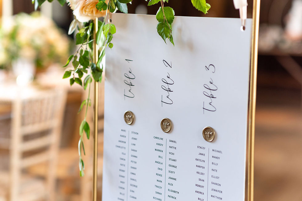 Wedding Table Plan
