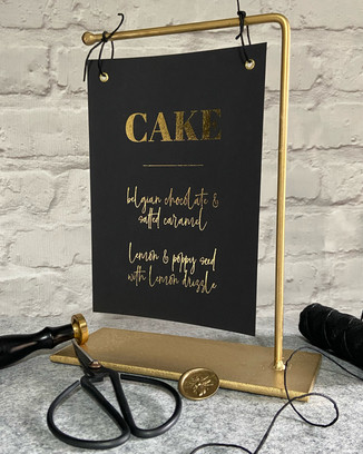 Cake Menu