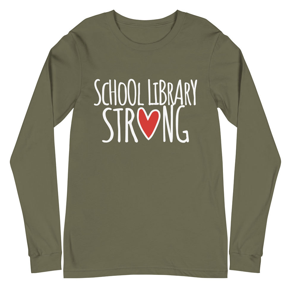 Thumbnail: School Library Strong Unisex Long Sleeve Tee  